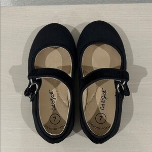 Cat & Jack Black Dress Shoes for Toddler